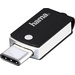 USB-Zusatzspeicher Smartphone/Tablet 16 GB Hama "C-Turn" Schwarz, Silber 00114975 USB 3.2 Gen 1 (USB 3.0), USB-C™