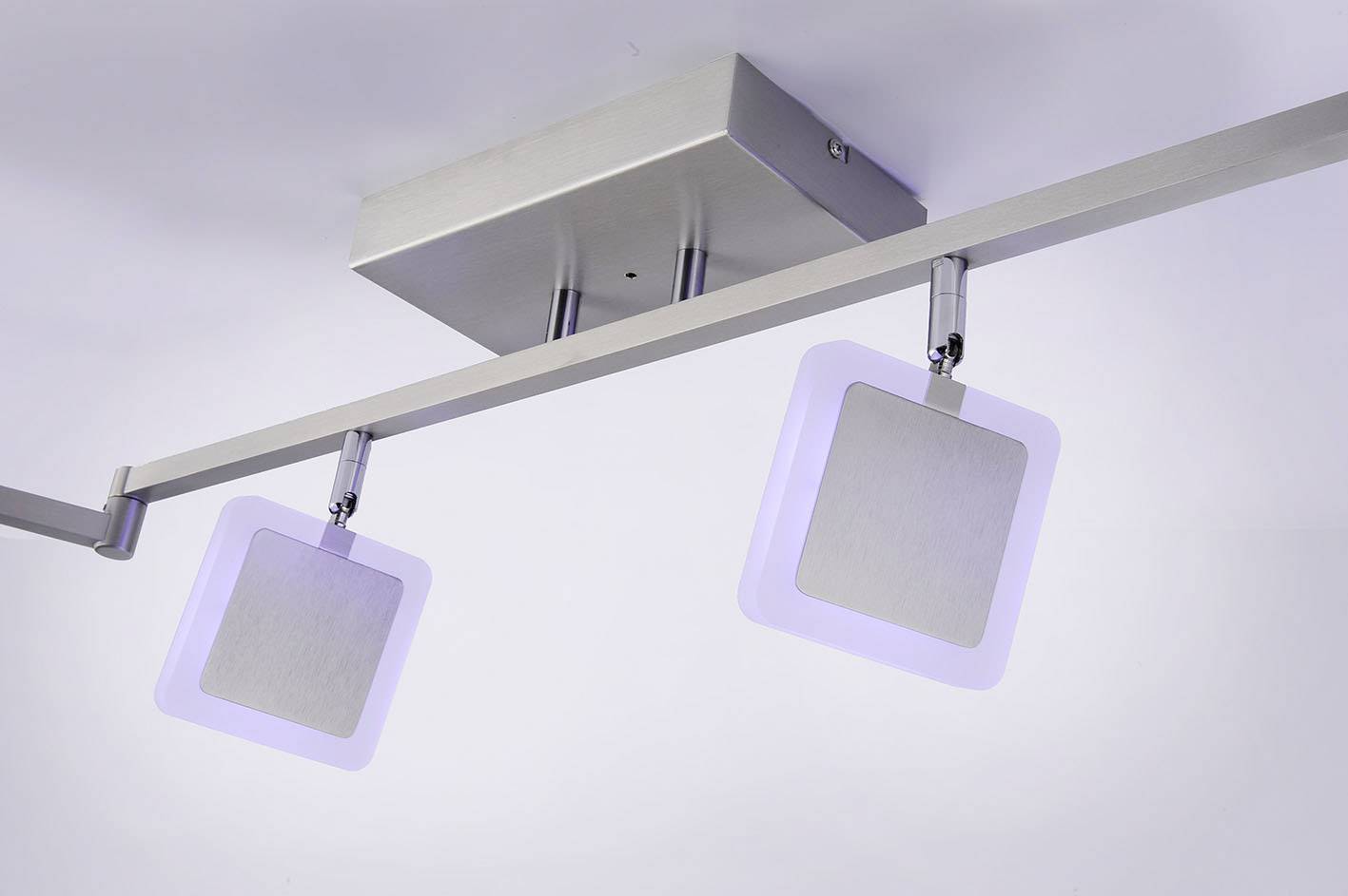 Paul Neuhaus Q® LED-Deckenstrahler Q®-Vidal LED fest eingebaut 28.8W Warm-Weiß, RGB