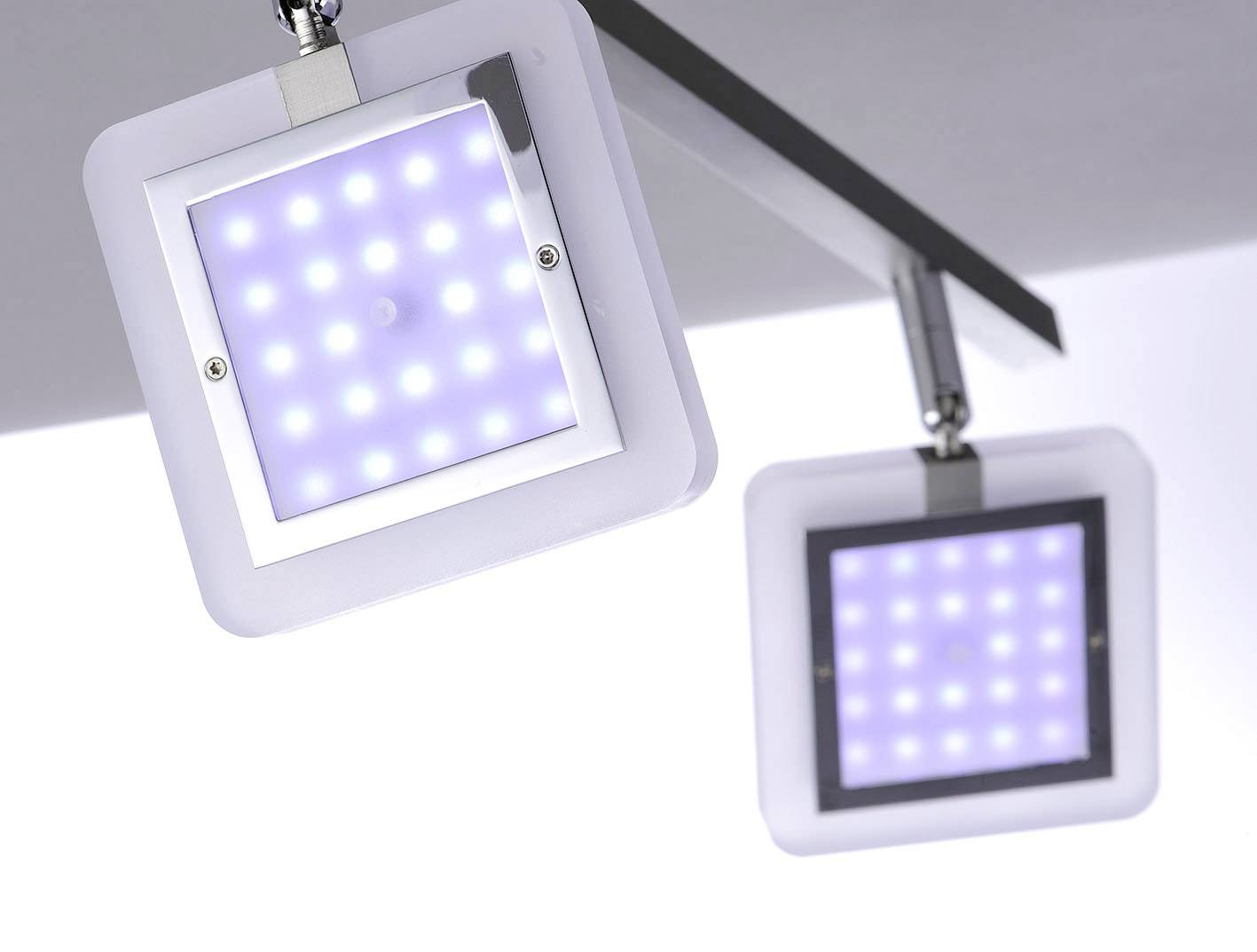 Paul Neuhaus Q® LED-Deckenstrahler Q®-Vidal LED fest eingebaut 28.8W Warm-Weiß, RGB