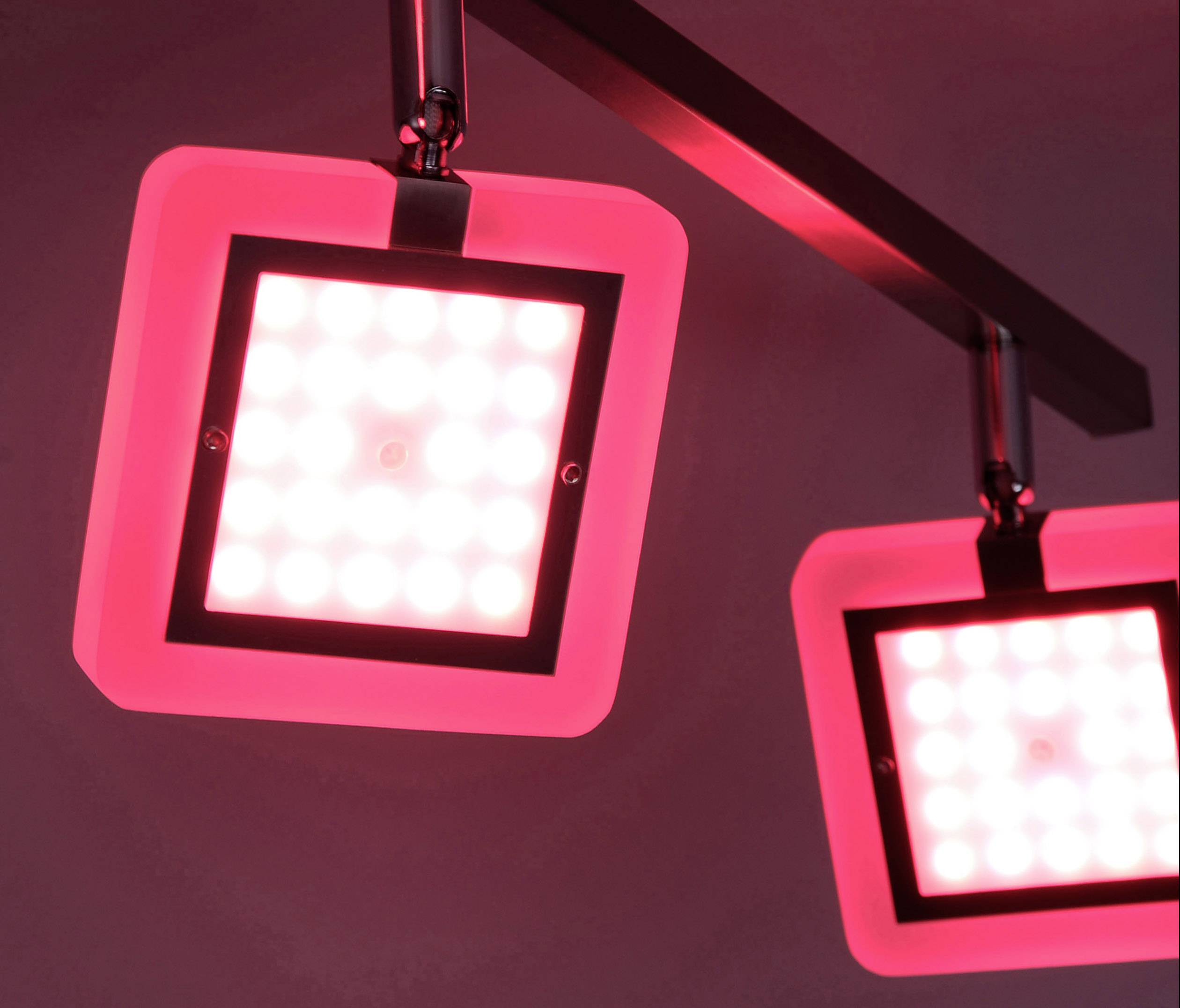 Paul Neuhaus Q® LED-Deckenstrahler Q®-Vidal LED fest eingebaut 28.8W Warm-Weiß, RGB