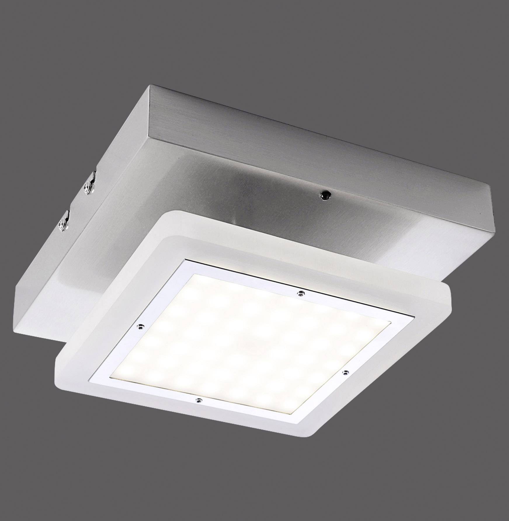 Paul Neuhaus Q® LED Decken- und Wandleuchte Q®-Vidal LED fest eingebaut 9.6W Warmweiß, RGB