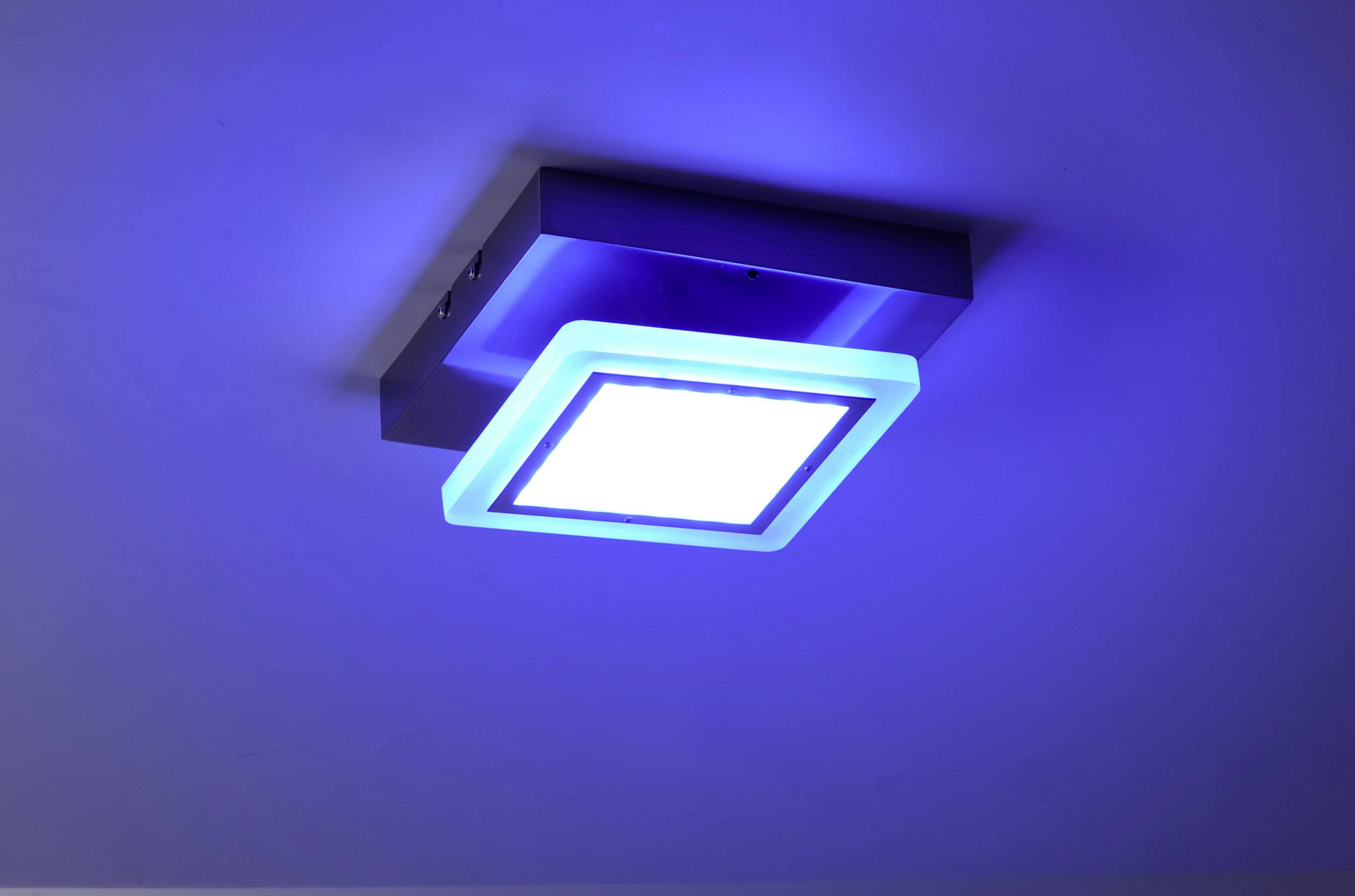 Paul Neuhaus Q® LED Decken- und Wandleuchte Q®-Vidal LED fest eingebaut 9.6 W Warmweiß, RGB