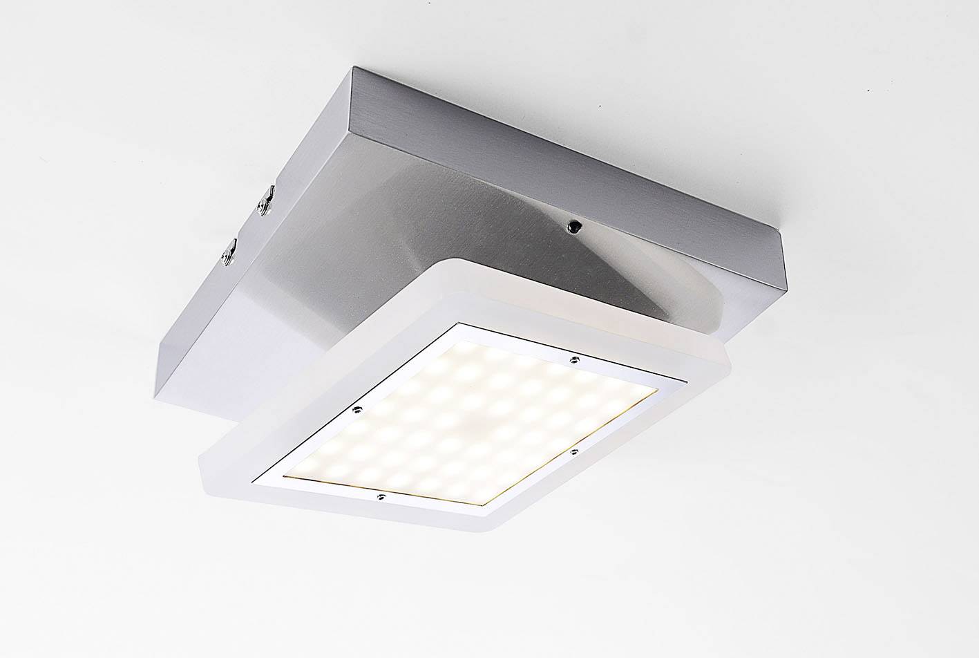 Paul Neuhaus Q® LED Decken- und Wandleuchte Q®-Vidal LED fest eingebaut 9.6W Warmweiß, RGB