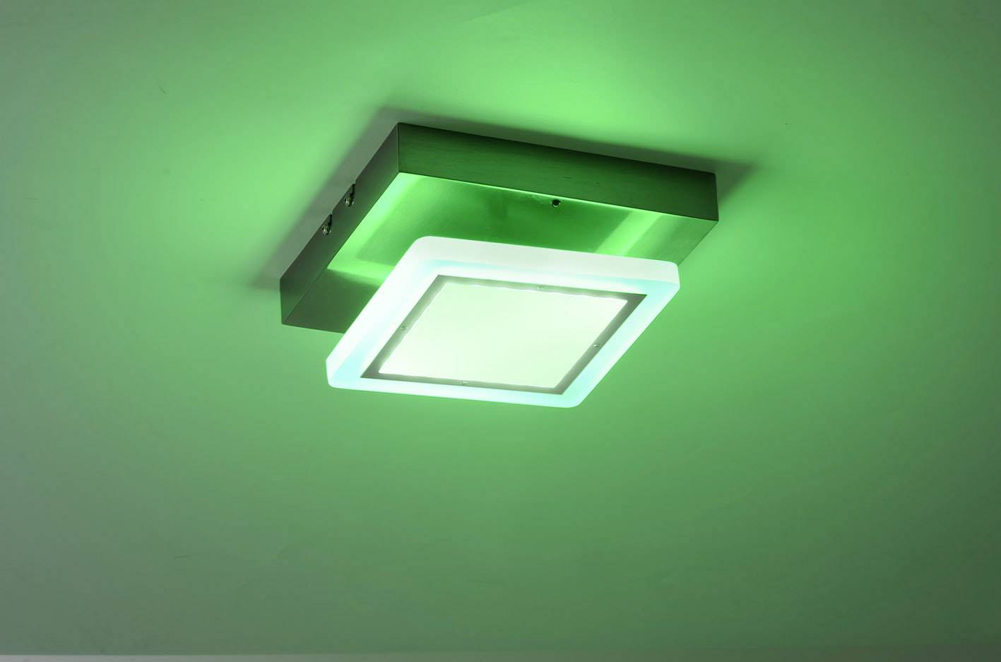 Paul Neuhaus Q® LED Decken- und Wandleuchte Q®-Vidal LED fest eingebaut 9.6 W Warmweiß, RGB