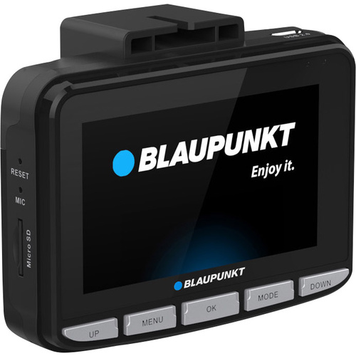 Caméra embarquée + GPS Blaupunkt BP 3.0 Angle de vue horizontal=125 ° 12 V batterie, avec écran, microphone