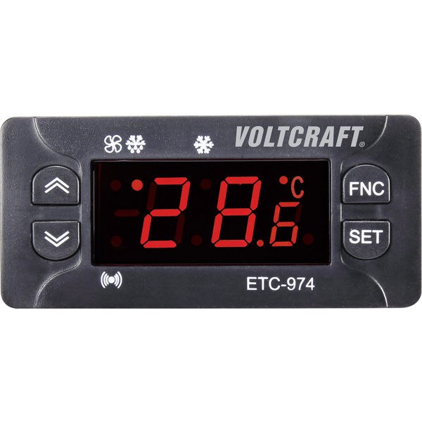 VOLTCRAFT ETC-974 Temperaturregler NTC, PTC -50 bis 140°C Relais 10A (L x B x H) 71 x 29 x 34.5mm