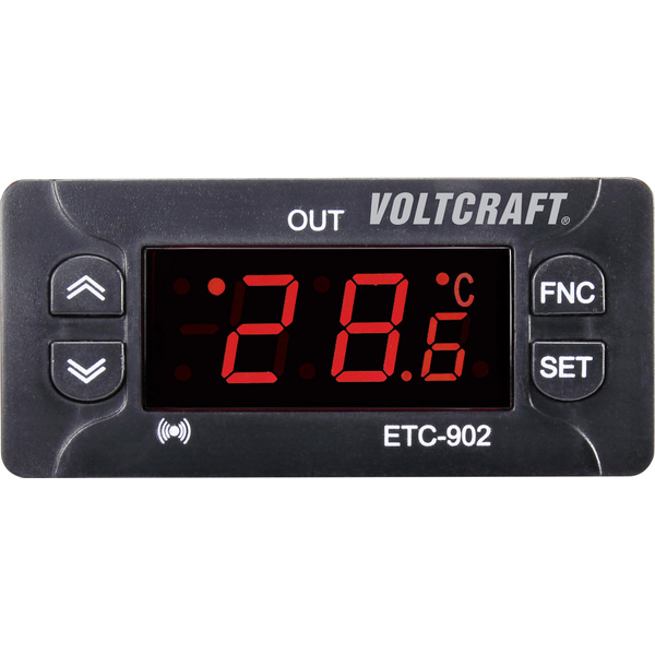 VOLTCRAFT ETC-902 Régulateur de température NTC, PTC -30 à 99 °C Relais 10 A (L x l x H) 58 x 77 x 34.5 mm
