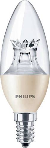 Philips Lighting LED EEK A+ (A++ - E) E14 Kerzenform 4W = 25W Warmweiß (Ø x L) 38mm x 113mm dimmba