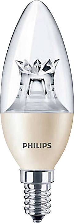 Philips Lighting LED EEK A+ (A++ - E) E14 Kerzenform 6 W = 40 W Warmweiß (Ø x L) 38 mm x 113 mm dim