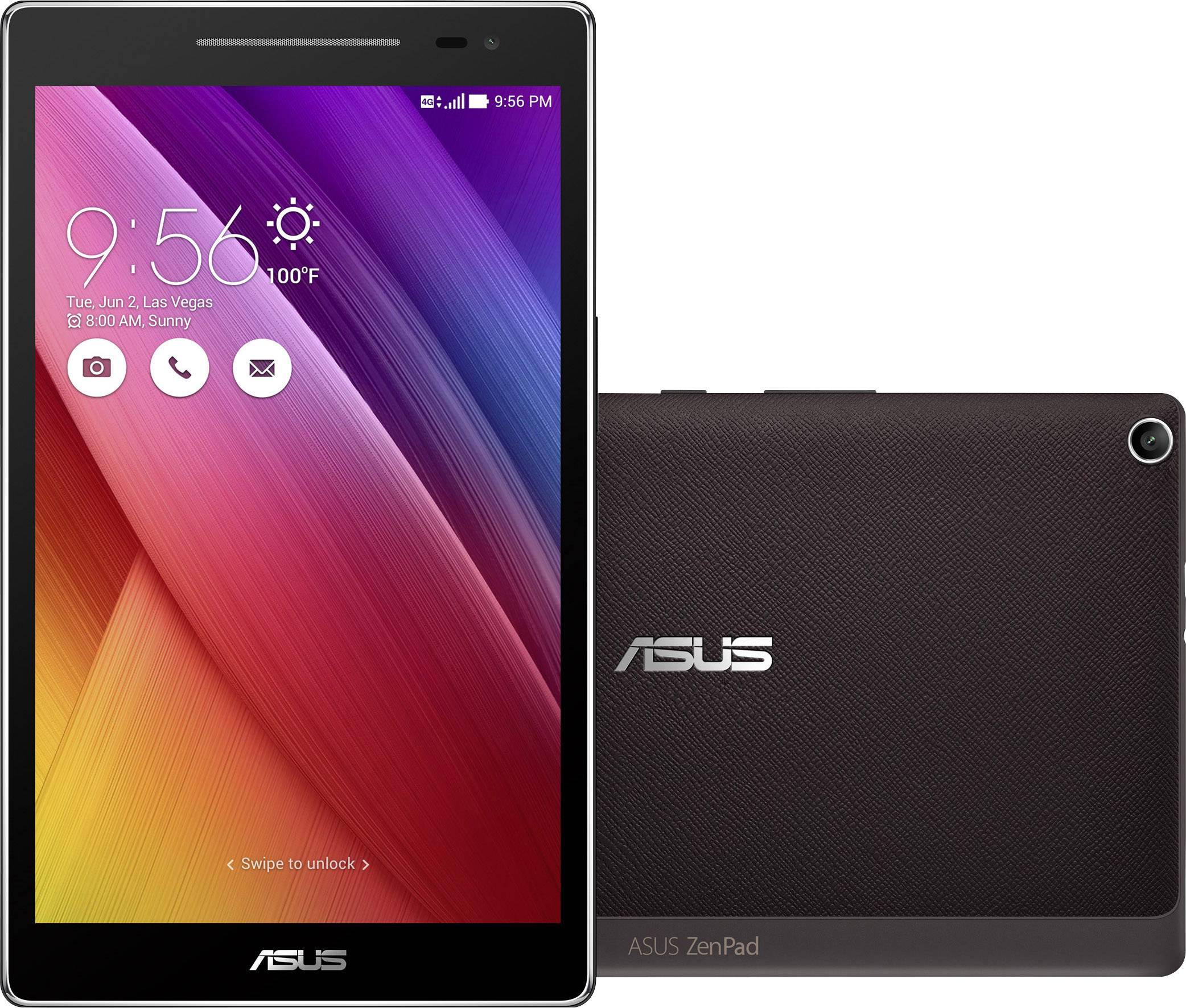 Asus  WiFi 16 GB Dunkelgrau Android-Tablet 20.3 cm (8 Zoll)  MediaTek Android™ 6.0 Marshmallow 1280 x 800 Pixel