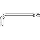 TOOLCRAFT Innen-Sechskant Winkelschraubendreher 5mm