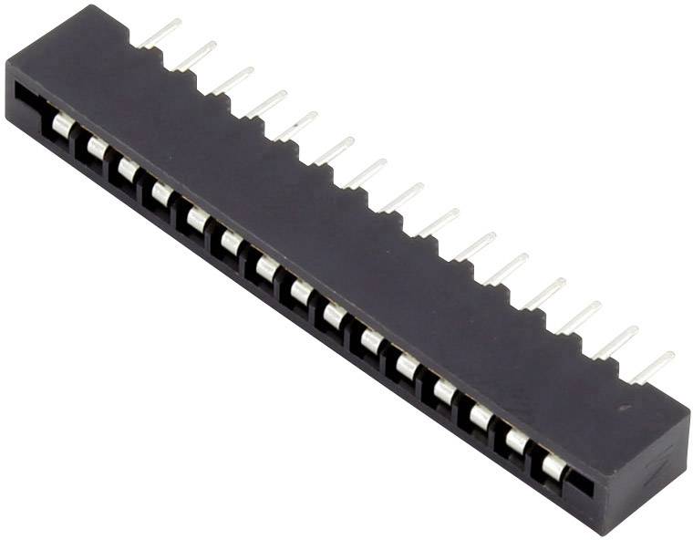 Connfly Buchsengehäuse-Platine Polzahl Gesamt 15 Rastermaß: 2.54 mm DS1020-15ST1D