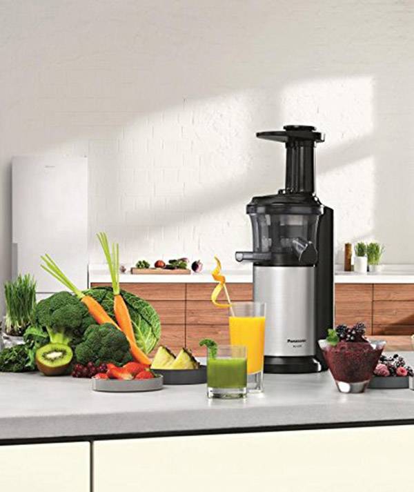 Panasonic Entsafter MJ-L500SXE 150 W Schwarz, Edelstahl