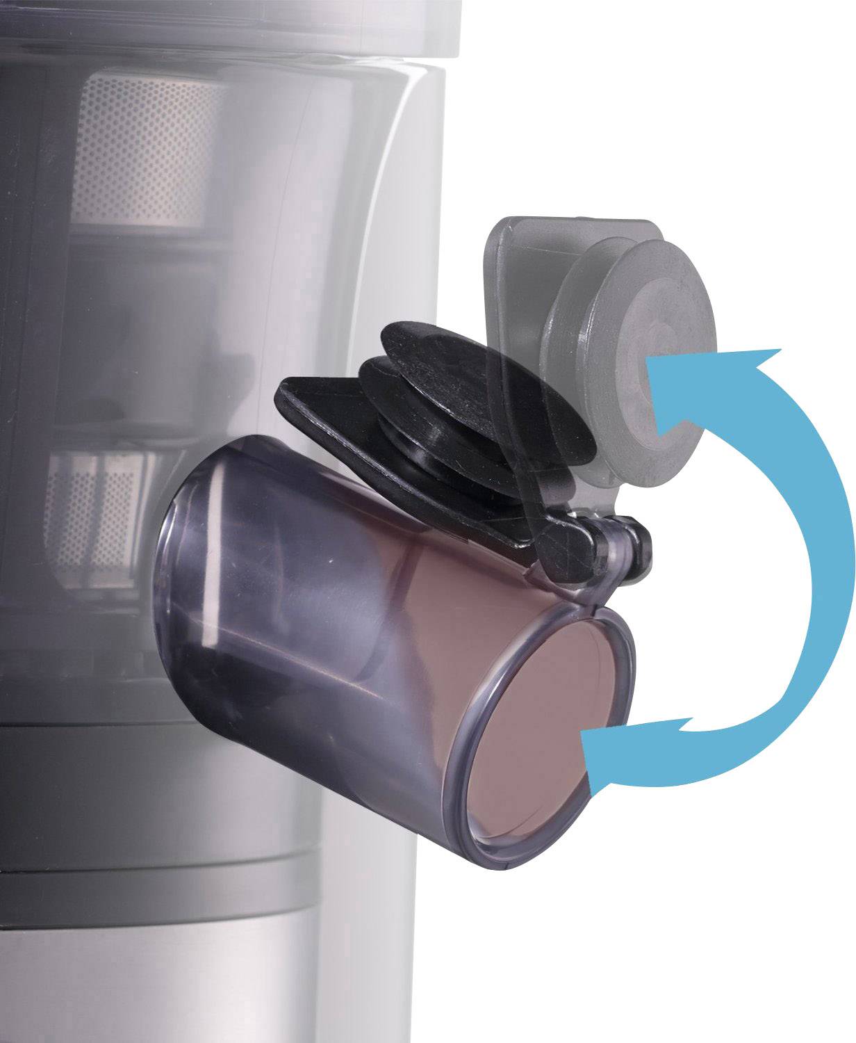 Panasonic Entsafter MJ-L500SXE 150 W Schwarz, Edelstahl