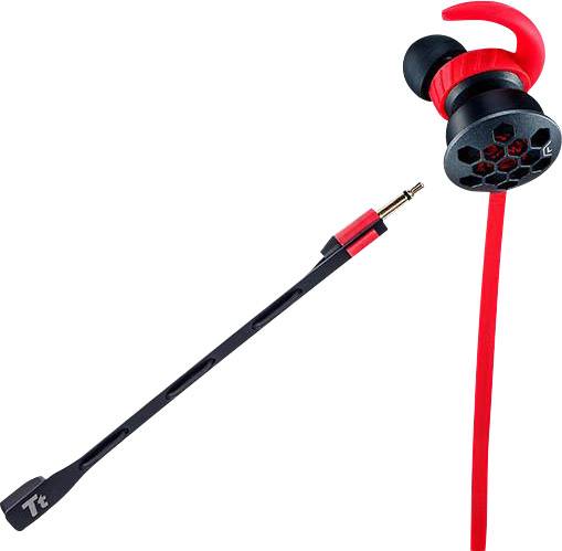 Thermaltake Isurus Pro Gaming Headset 3.5 mm Klinke schnurgebunden, Stereo In Ear Rot/Schwarz