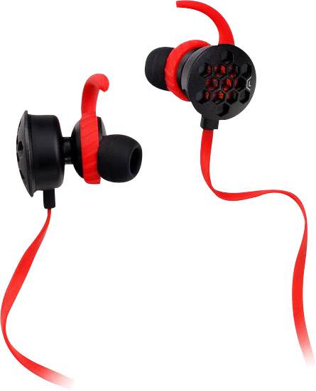 Thermaltake Isurus Pro Gaming Headset 3.5 mm Klinke schnurgebunden, Stereo In Ear Rot/Schwarz