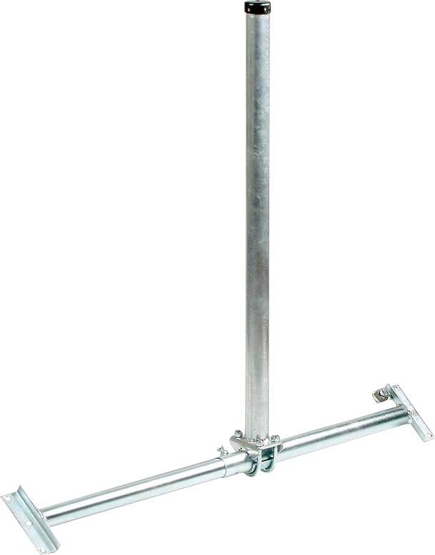 fuba DSP 095 SAT-Dachhalterung Passend für Spiegelgröße: Ø < 100 cm Silber