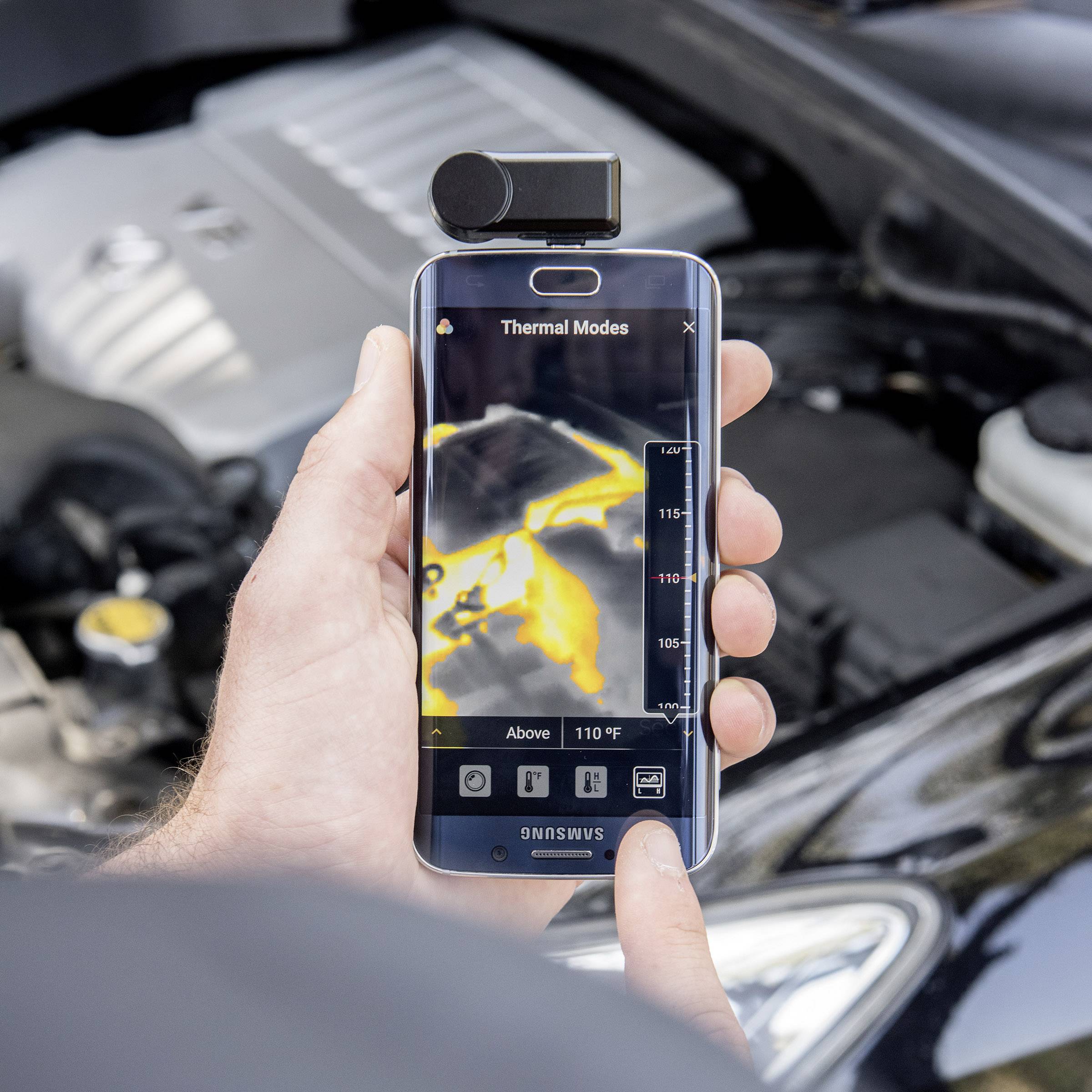 Seek Thermal Compact Android Handy Wärmebildkamera -40 bis +330 °C 206 x 156 Pixel 9 Hz MicroUSB-Anschluss für Android™-Geräte