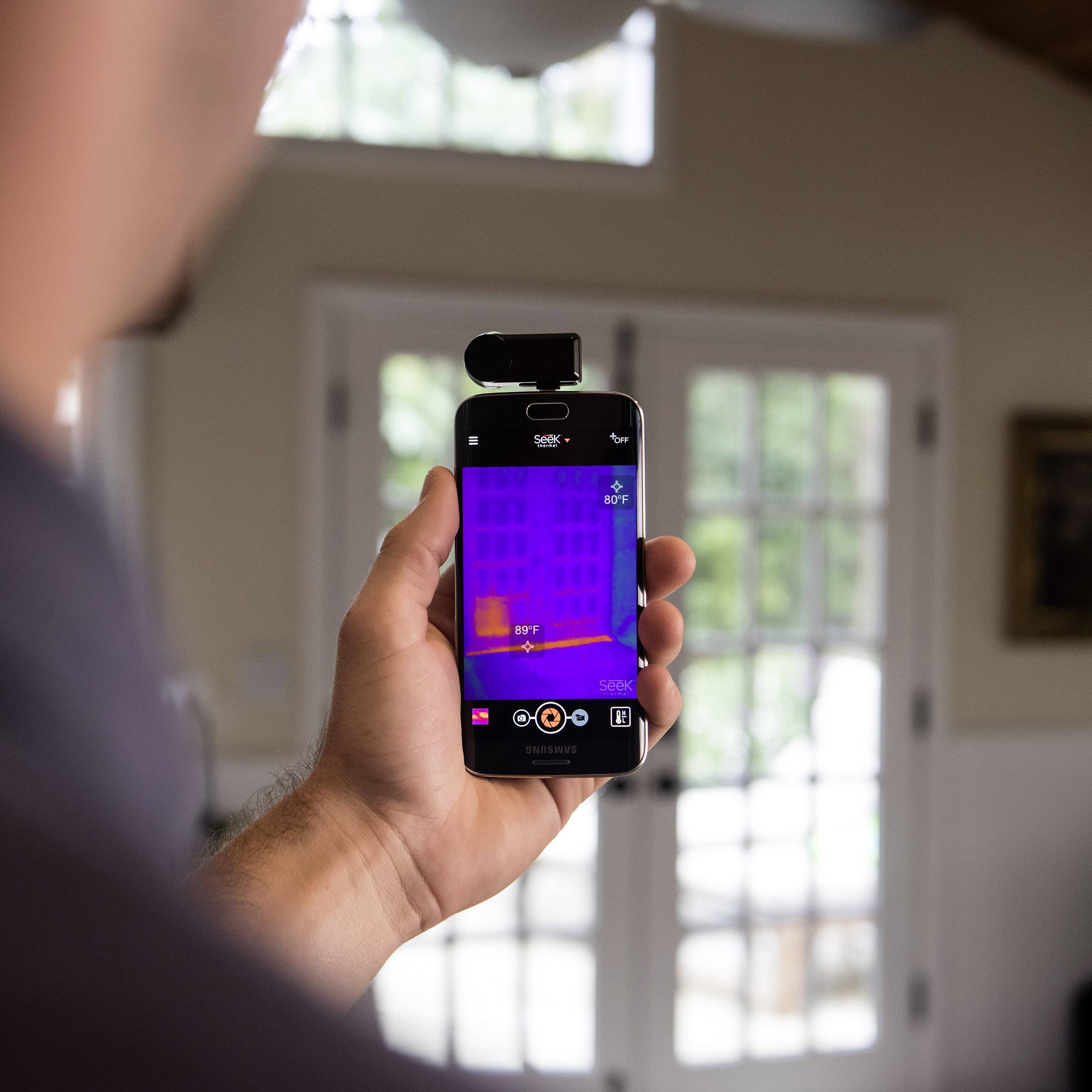 Seek Thermal Compact Android Handy Wärmebildkamera -40 bis +330 °C 206 x 156 Pixel 9 Hz MicroUSB-Anschluss für Android™-Geräte