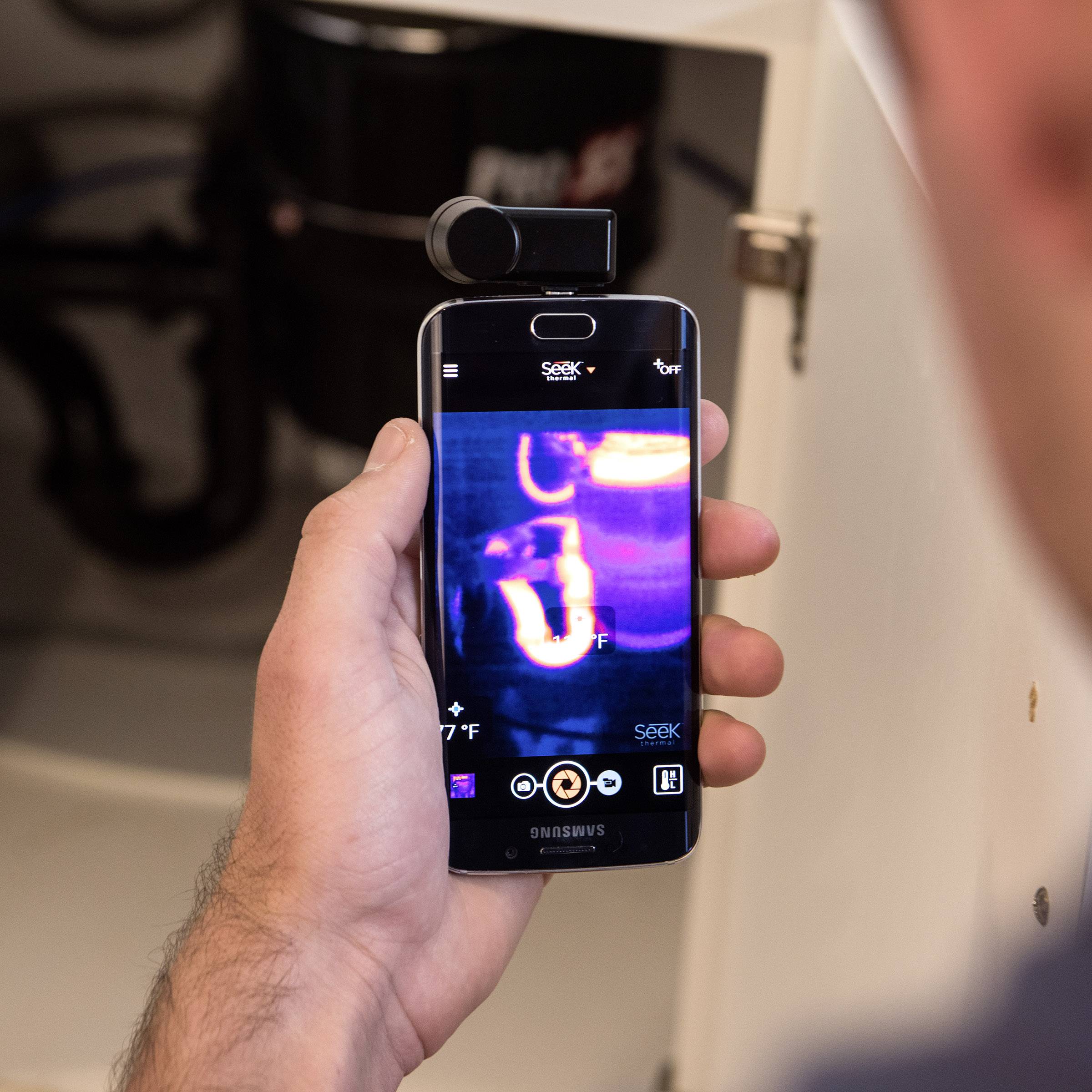 Seek Thermal Compact Android Handy Wärmebildkamera -40 bis +330 °C 206 x 156 Pixel 9 Hz MicroUSB-Anschluss für Android™-Geräte