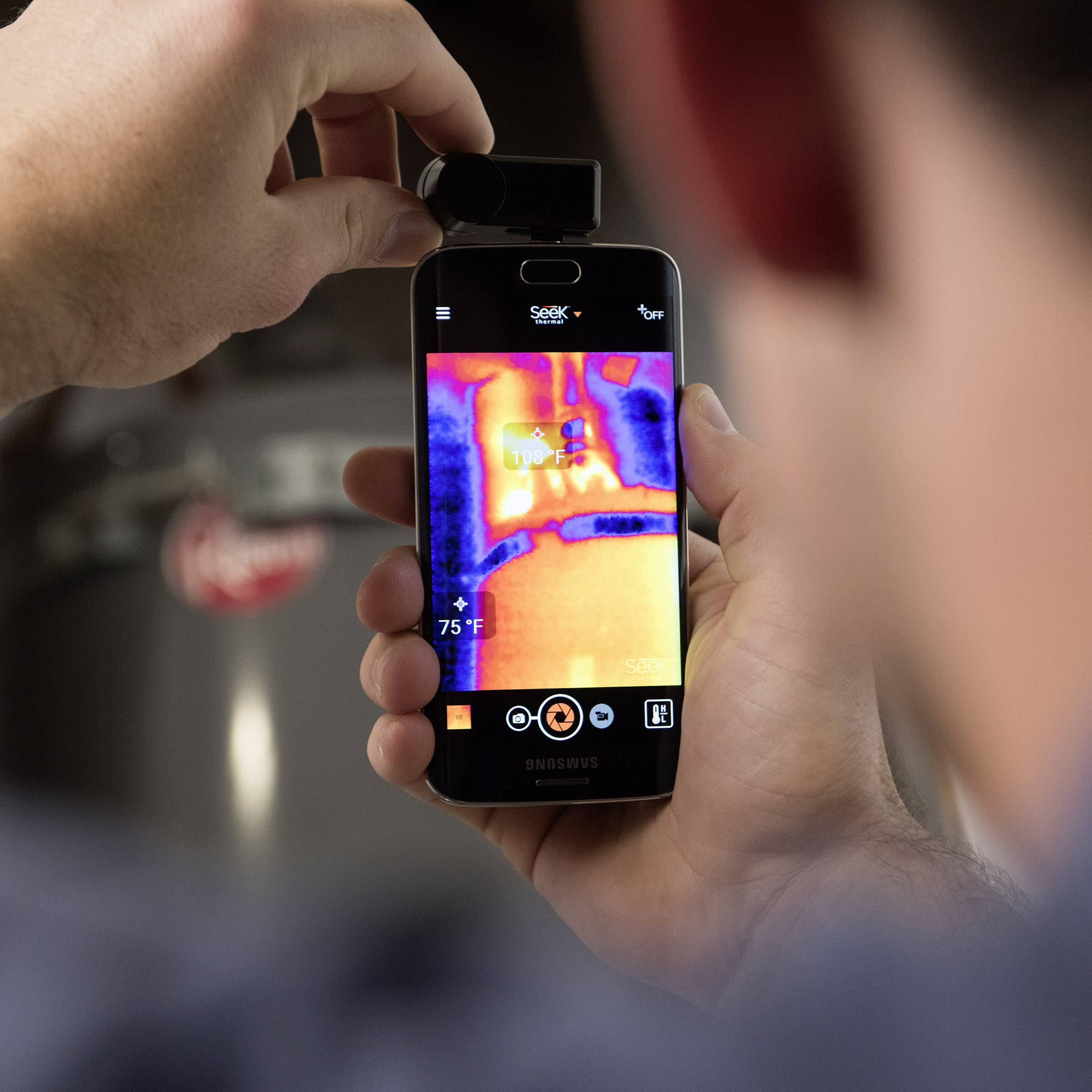 Seek Thermal Compact Android Handy Wärmebildkamera -40 bis +330 °C 206 x 156 Pixel 9 Hz MicroUSB-Anschluss für Android™-Geräte