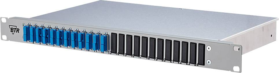 LWL-Patchpanel 24 Port Metz Connect 150259E212-E 1 HE