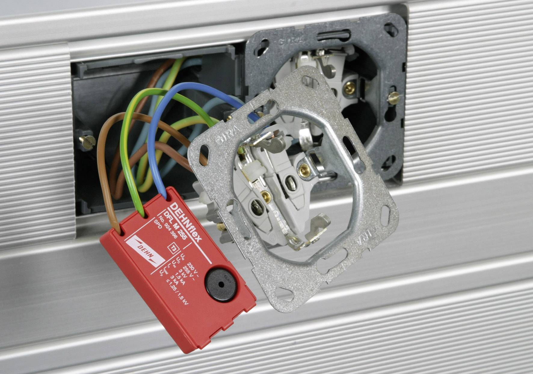 DEHN 924396 DFL M 255 Einbau-Überspannungsschutz Überspannungsschutz für: Abzweigdosen 3 kA 1St.