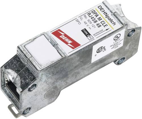 DEHN 929121 DPA M CLE RJ45B 48 Surge Arrester, 10 kA, RJ45, PoE+ S...