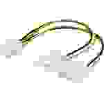 Renkforce Strom Y-Kabel [1x ATX-Stecker 6pol. - 2x IDE-Strom-Stecker 4pol.] 0.15m Gelb, Schwarz