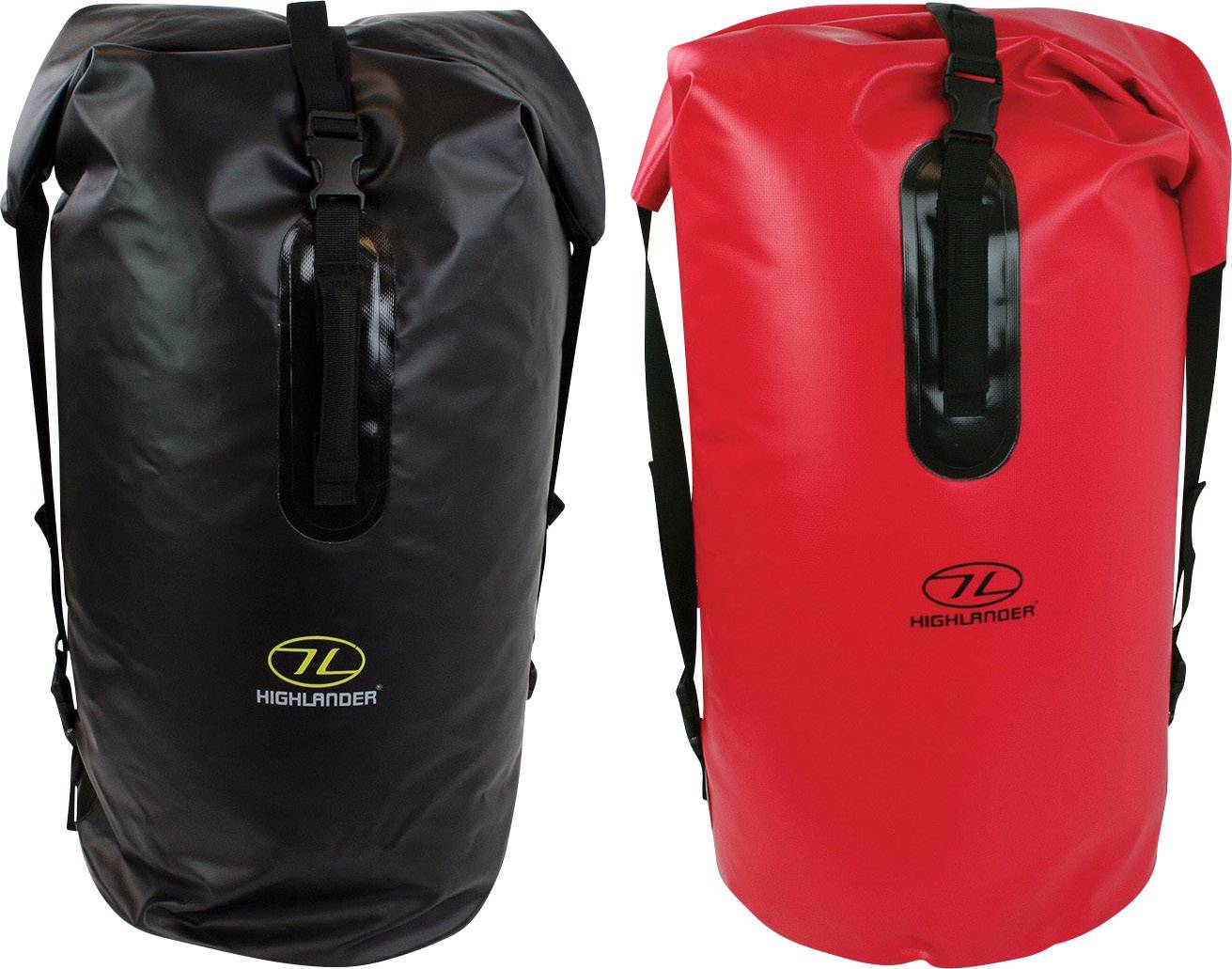 Highlander Seesack  Troon 70 70 l (Ø x H) 340 mm x 620 mm Schwarz DB106-BK