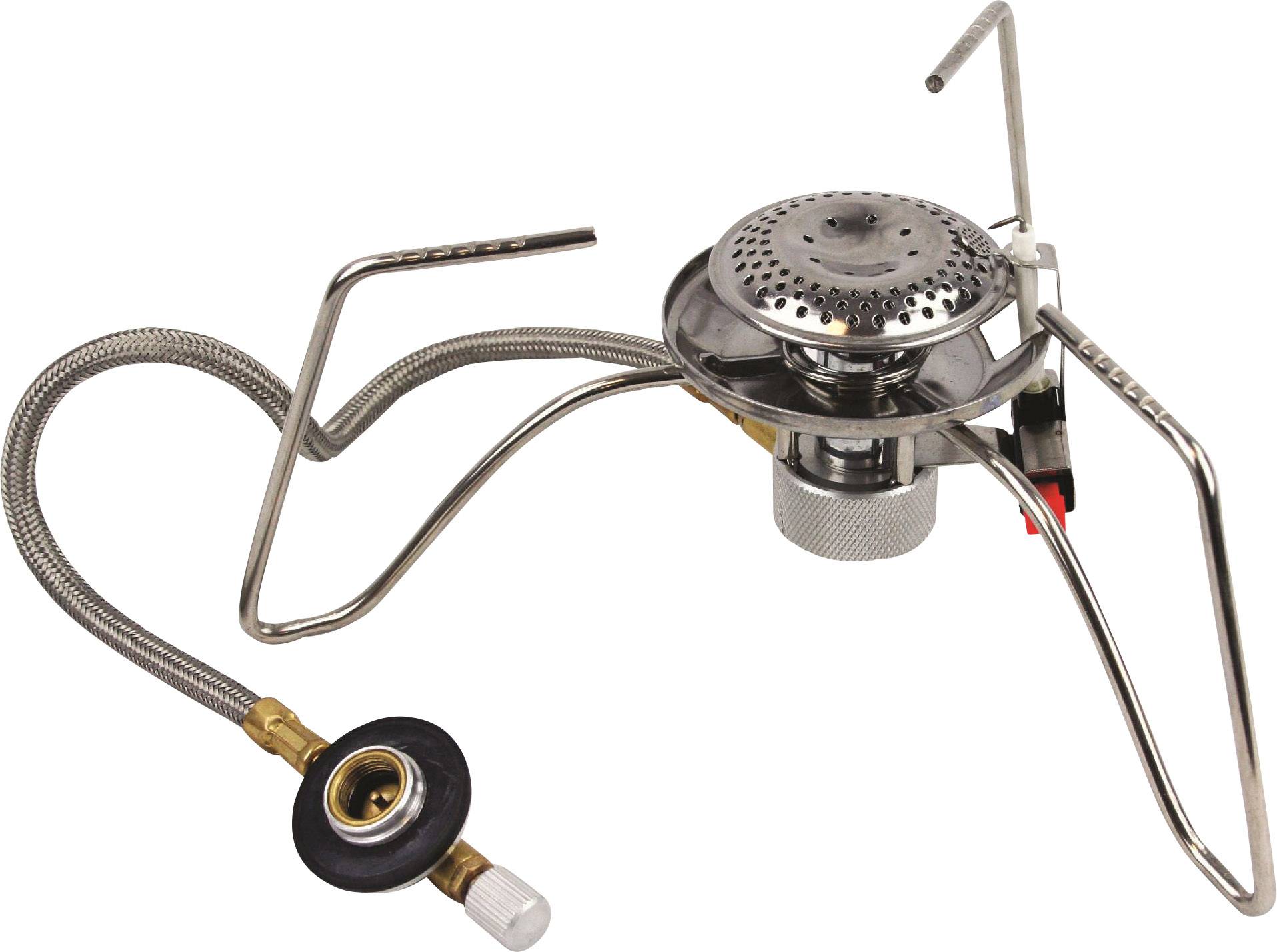 Highlander Gas Camping Kocher Gas-Standkocher HPX300 GAS032 Aluminium, Edelstahl, Messing