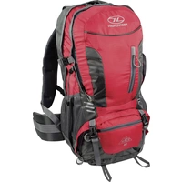 Highlander Rucksack Hiker 40 40l (B x H x T) 350 x 600 x 240mm Rot, Grau RUC212-RD Highlander Rucksack Hiker 40 40l (B x H x T) 350 x 600 x 240mm Rot, Grau RUC212-RD