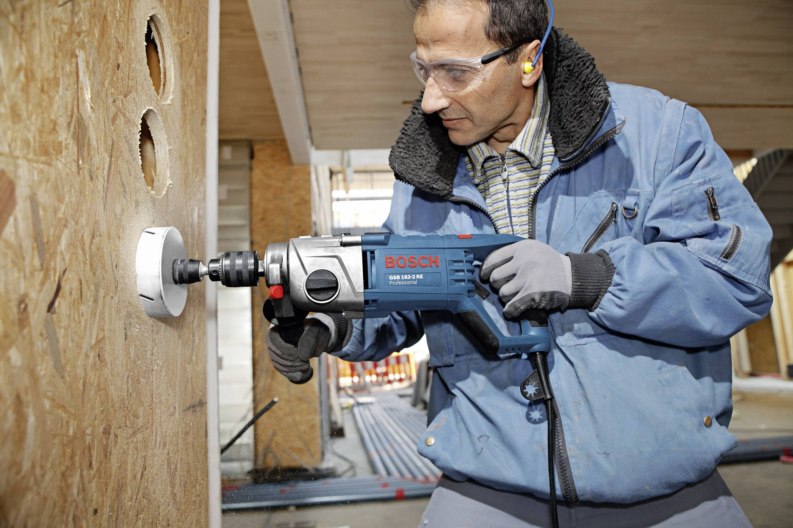 Bosch Professional GSB 162-2 RE 1-Gang-Schlagbohrmaschine 1500W inkl. Koffer