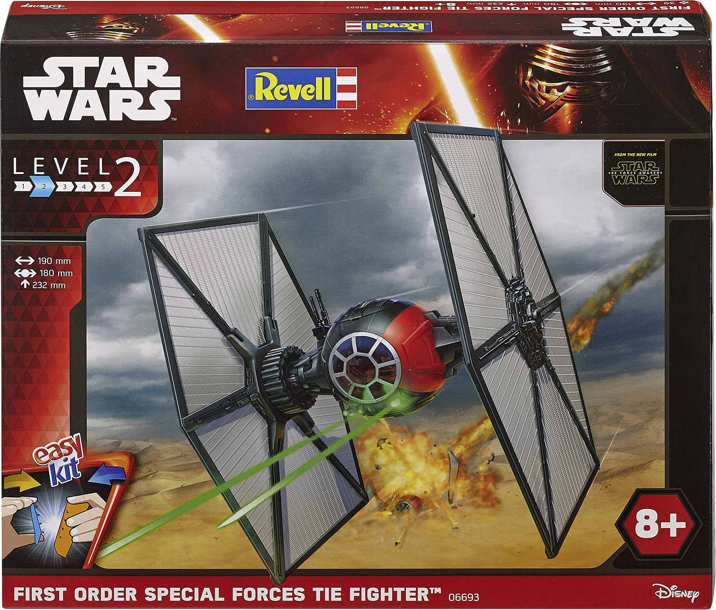 Revell 06693 Star Wars First Order Special Forces Tie Fighter Science Fiction Bausatz