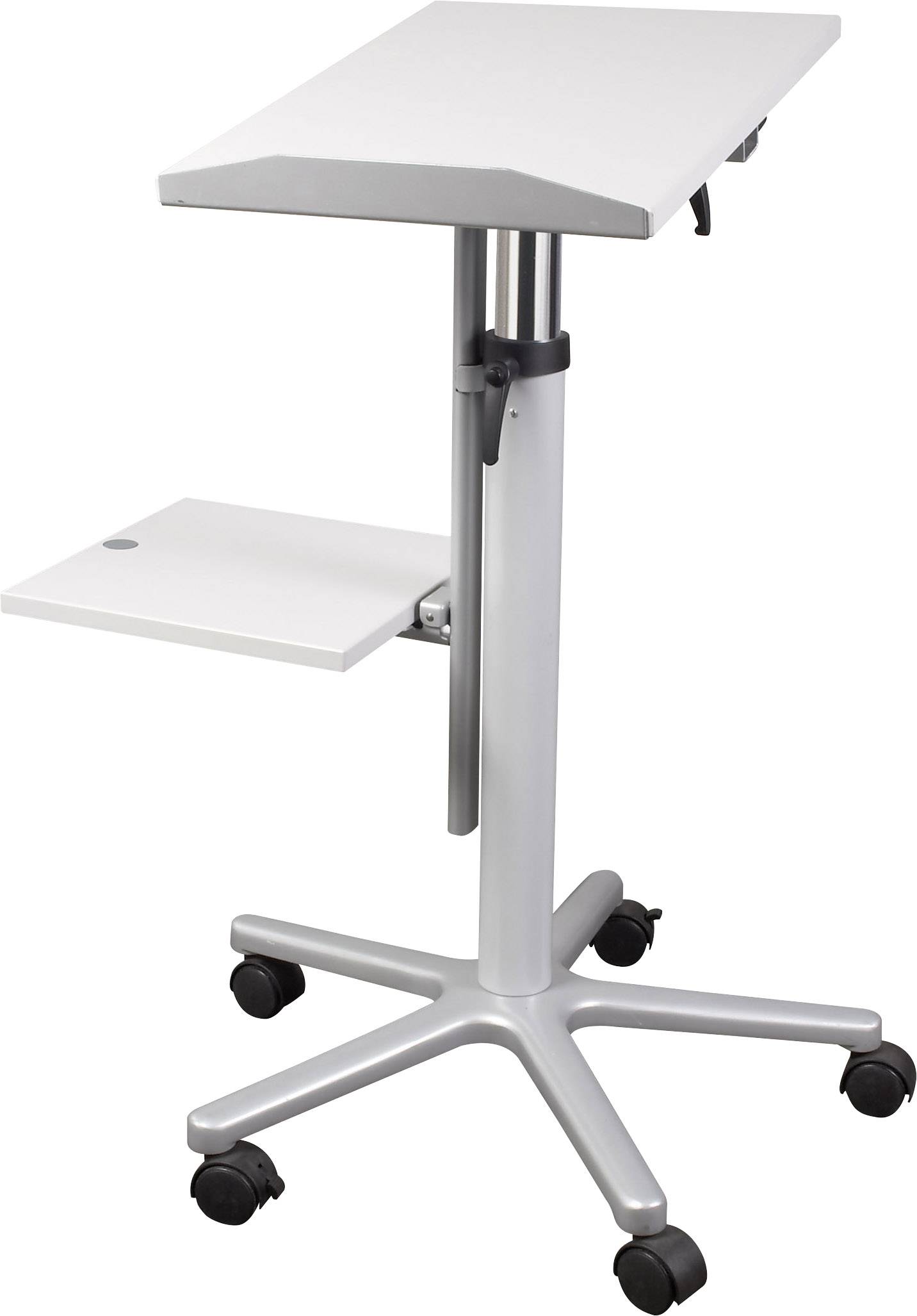 Beamertisch melaminharzbeschichtet grau