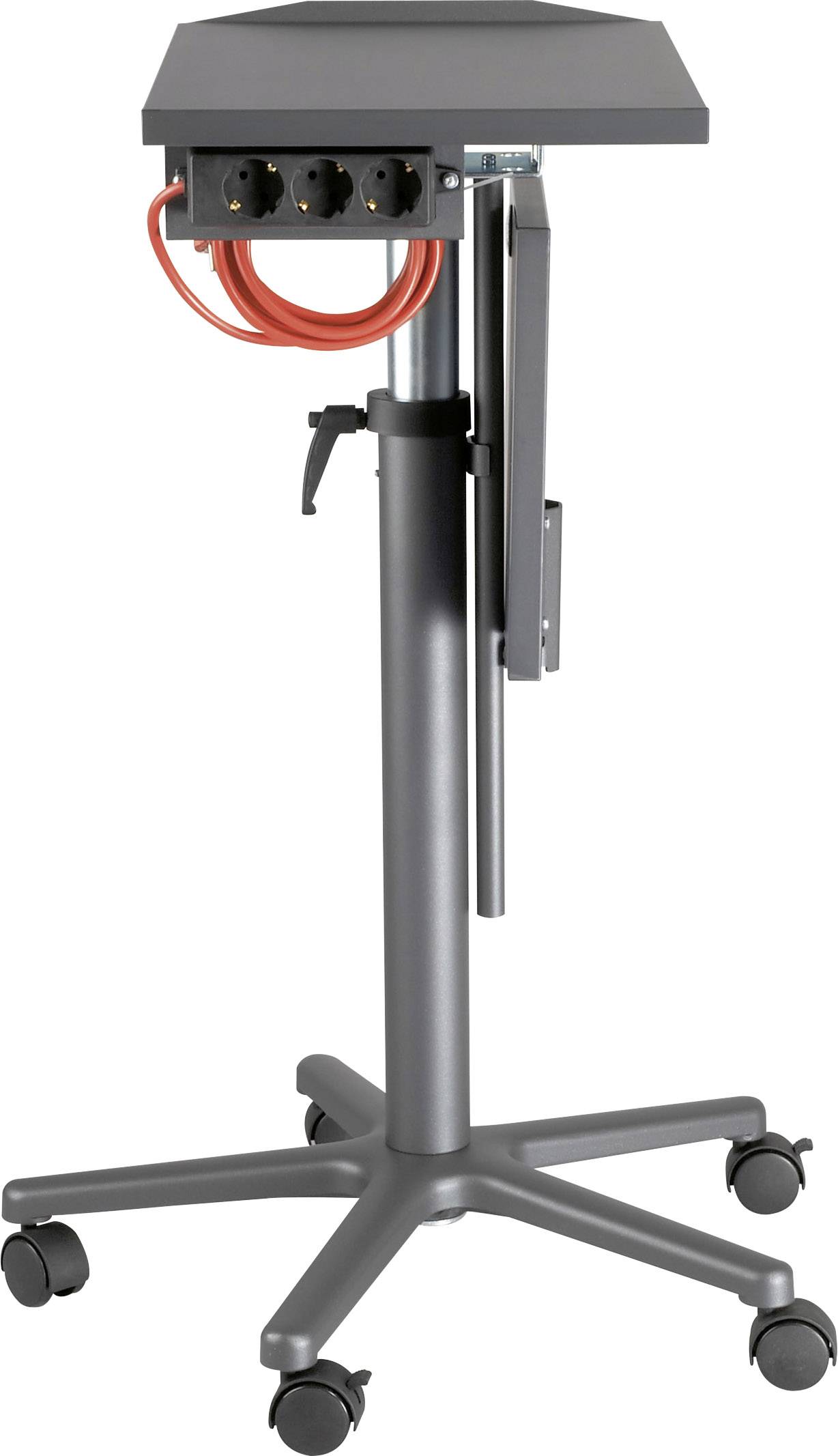 Beamertisch melaminharzbeschichtet HxBxT 75-120x35x50cm Tragkraft ca. 30 kg