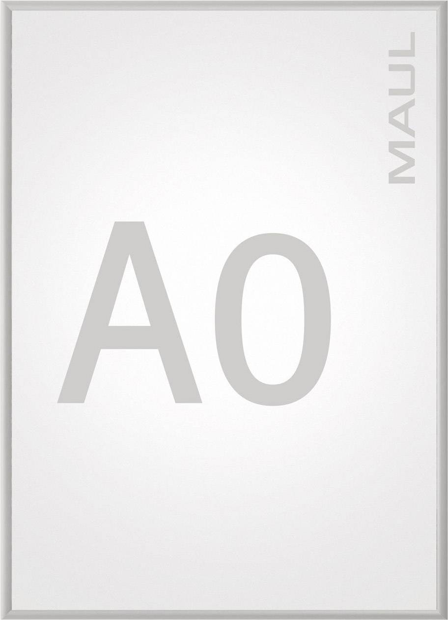 Poster im Format A0 im Hochformat mit silbernem Rahmen.