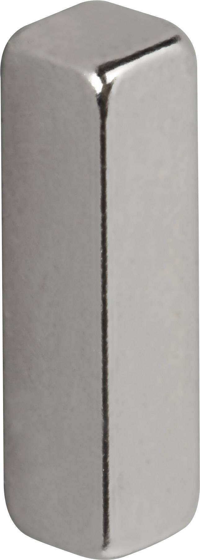 Maul Neodym Magnet (B x H x T) 15 x 4 x 4mm rechteckig, Stab Silber 4 St. 6169096