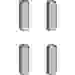 Maul Neodym Magnet (B x H x T) 15 x 4 x 4 mm rechteckig, Stab Silber 4 St. 6169096