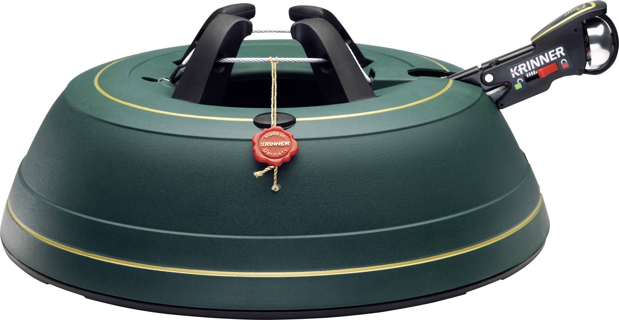 Krinner 94145 Premium XL Weihnachtsbaumständer Baumhöhe (max.) 3 m Einseiltechnik mit Fußhebel Wasserstandsanzeige