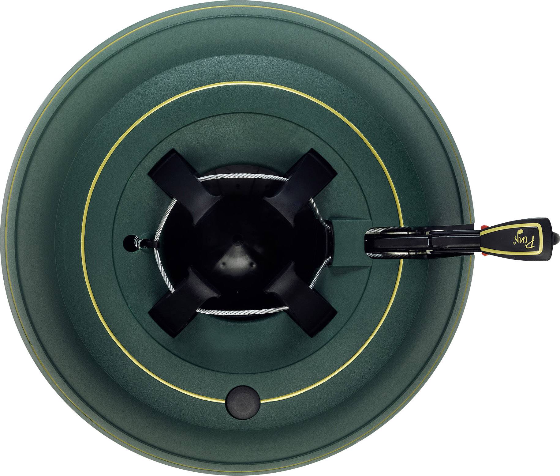 Krinner 94145 Premium XL Weihnachtsbaumständer Baumhöhe (max.) 3 m Einseiltechnik mit Fußhebel Wasserstandsanzeige