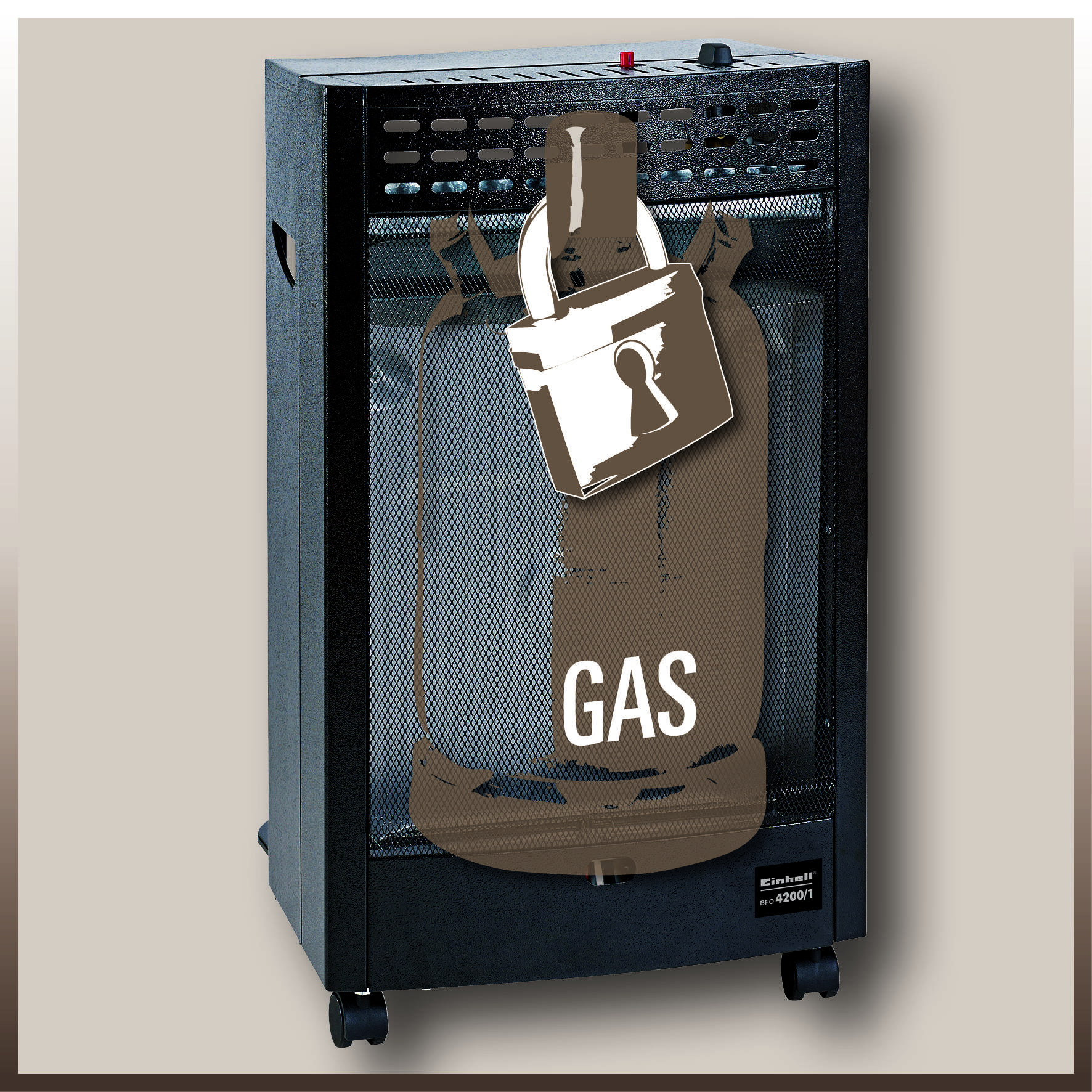Einhell BFO 4200/1 Gasofen EEK: A (A++ - G) 4200 W Schwarz