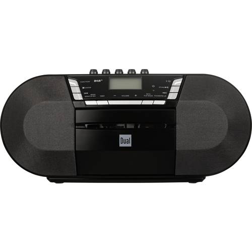 Dual DAB-P 200 CD-Radio DAB+, UKW AUX, CD, Kassette, USB Schwarz | digitalo