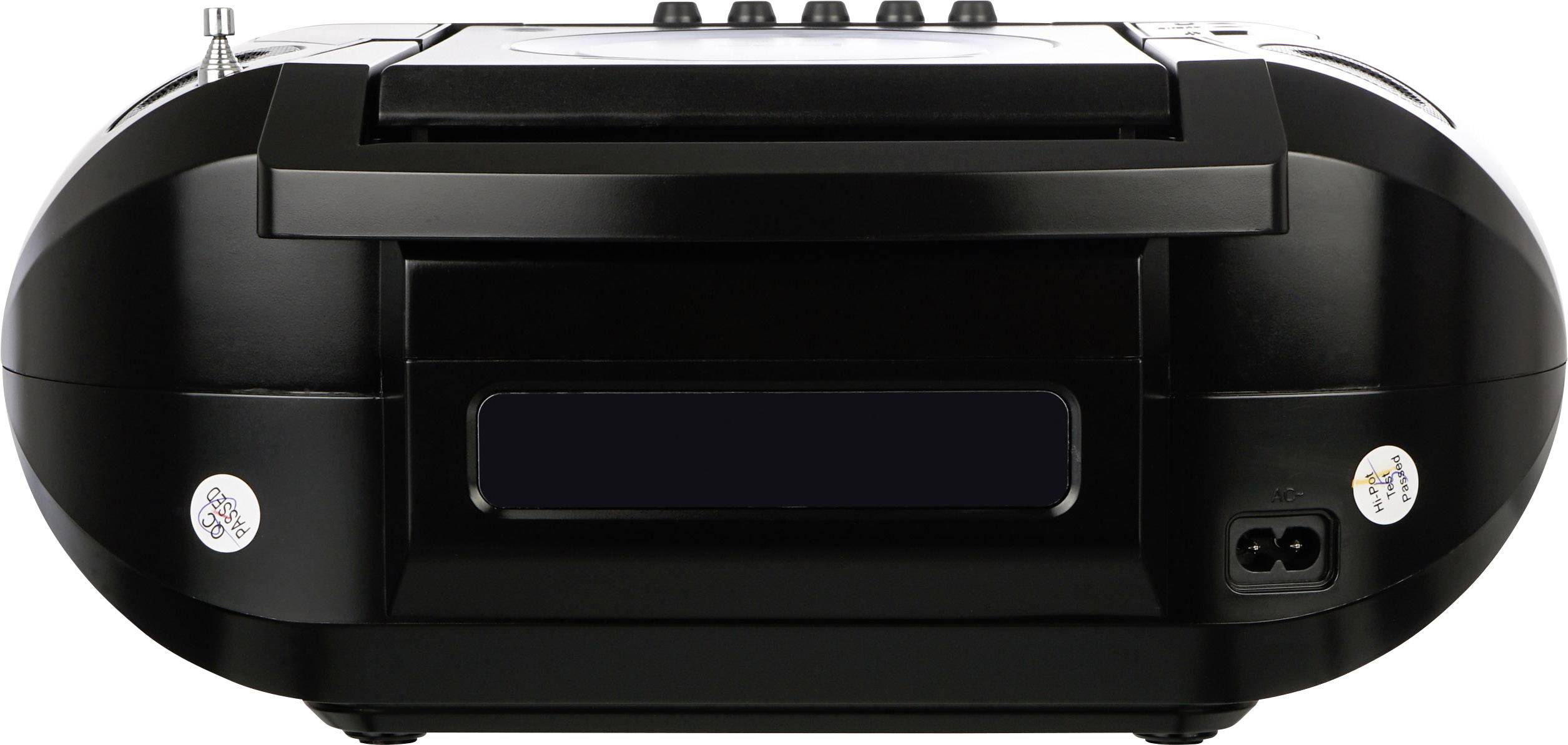 Dual DAB-P 200 CD-Radio DAB+, UKW AUX, CD, Kassette, USB   Schwarz