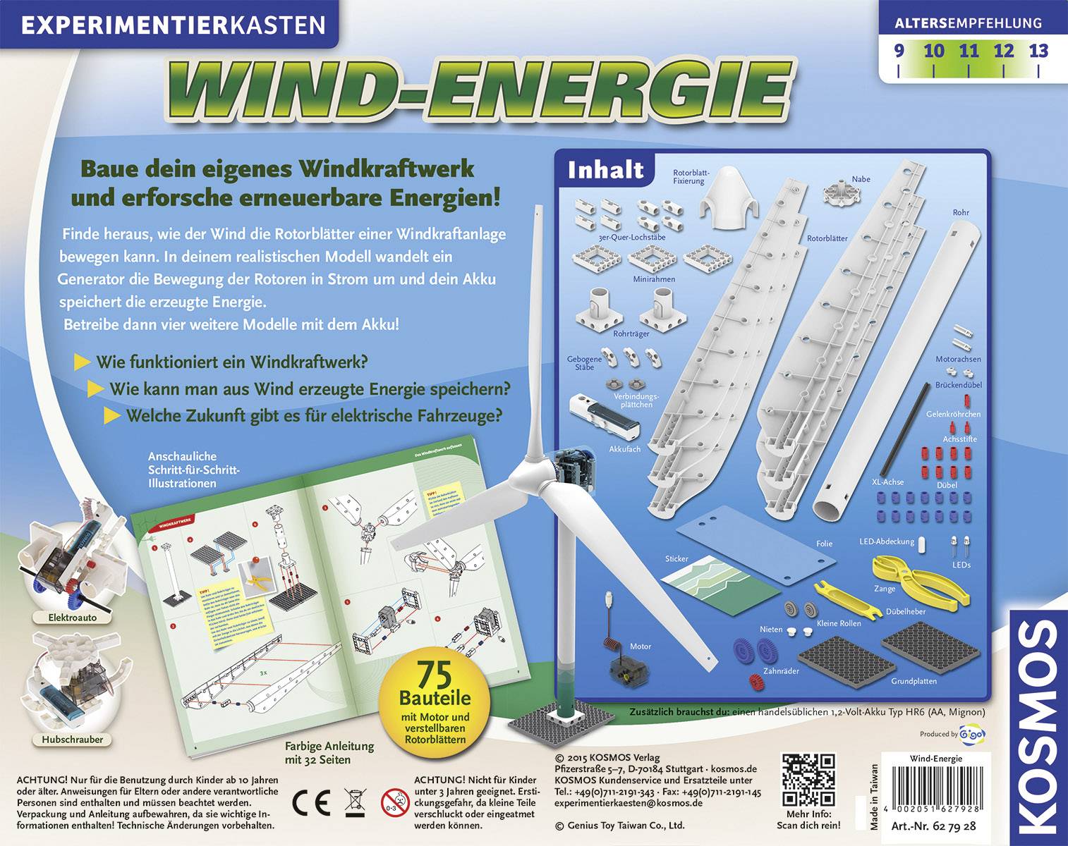 Kosmos 627928 Wind-Energie Lernpaket ab 10 Jahre