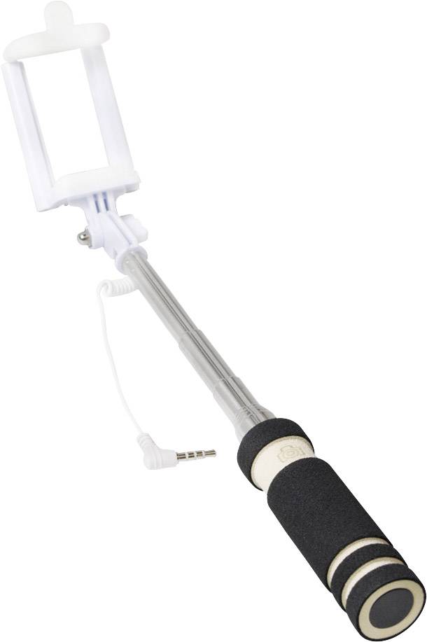 LogiLink BT0036 Selfie Stick 8.7 cm Schwarz, Chrom inkl. Tasche