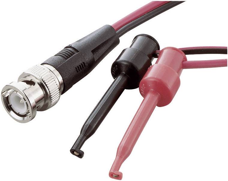 VOLTCRAFT BNC-Messleitung 0.80m Schwarz, Rot