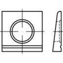 TOOLCRAFT Keilscheiben 25 mm Stahl feuerverzinkt 1 St. 139581