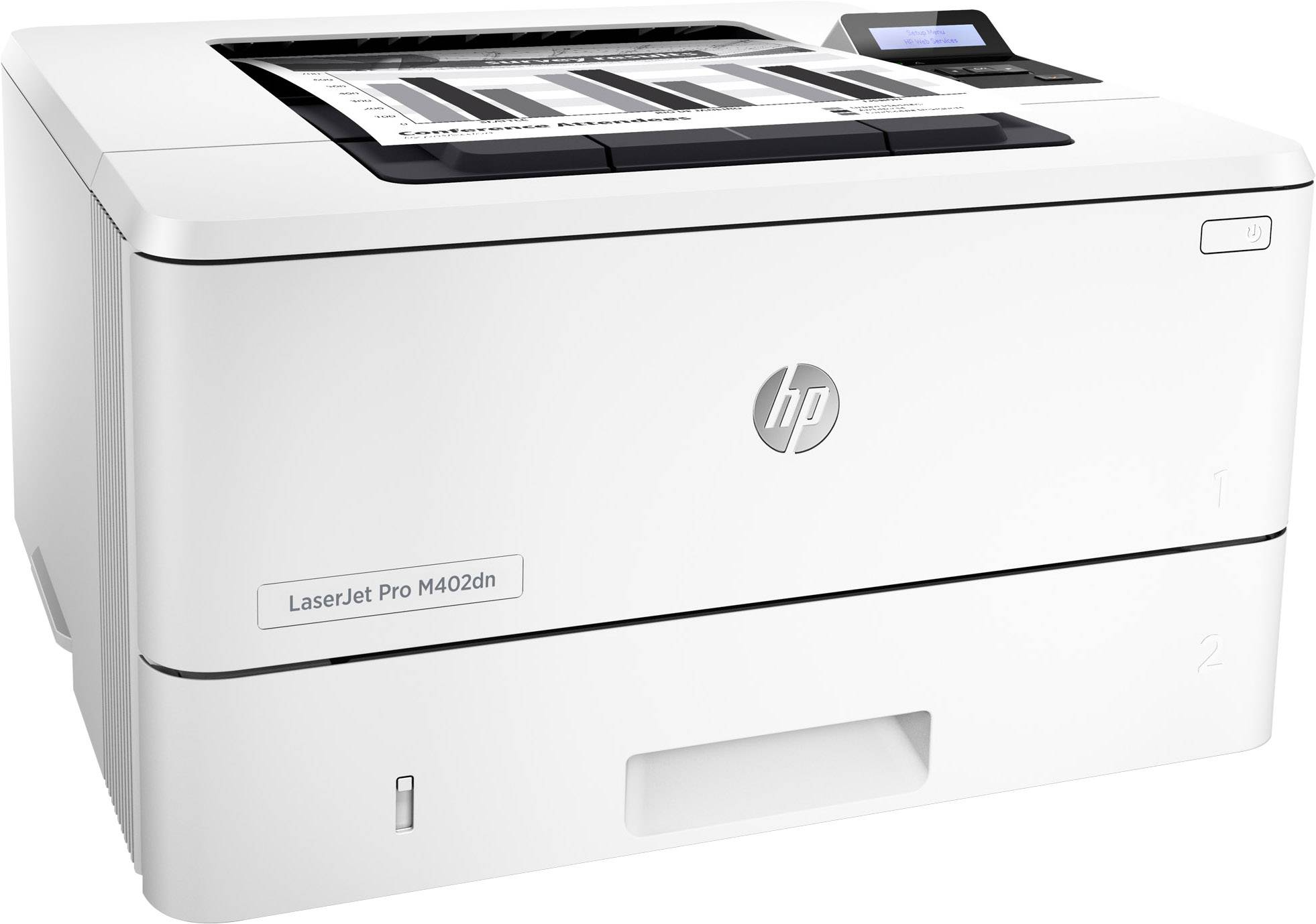 HP LaserJet Pro M402dn Schwarzweiß Laser Drucker A4 38 S./min 1200 x 1200 dpi LAN, Duplex