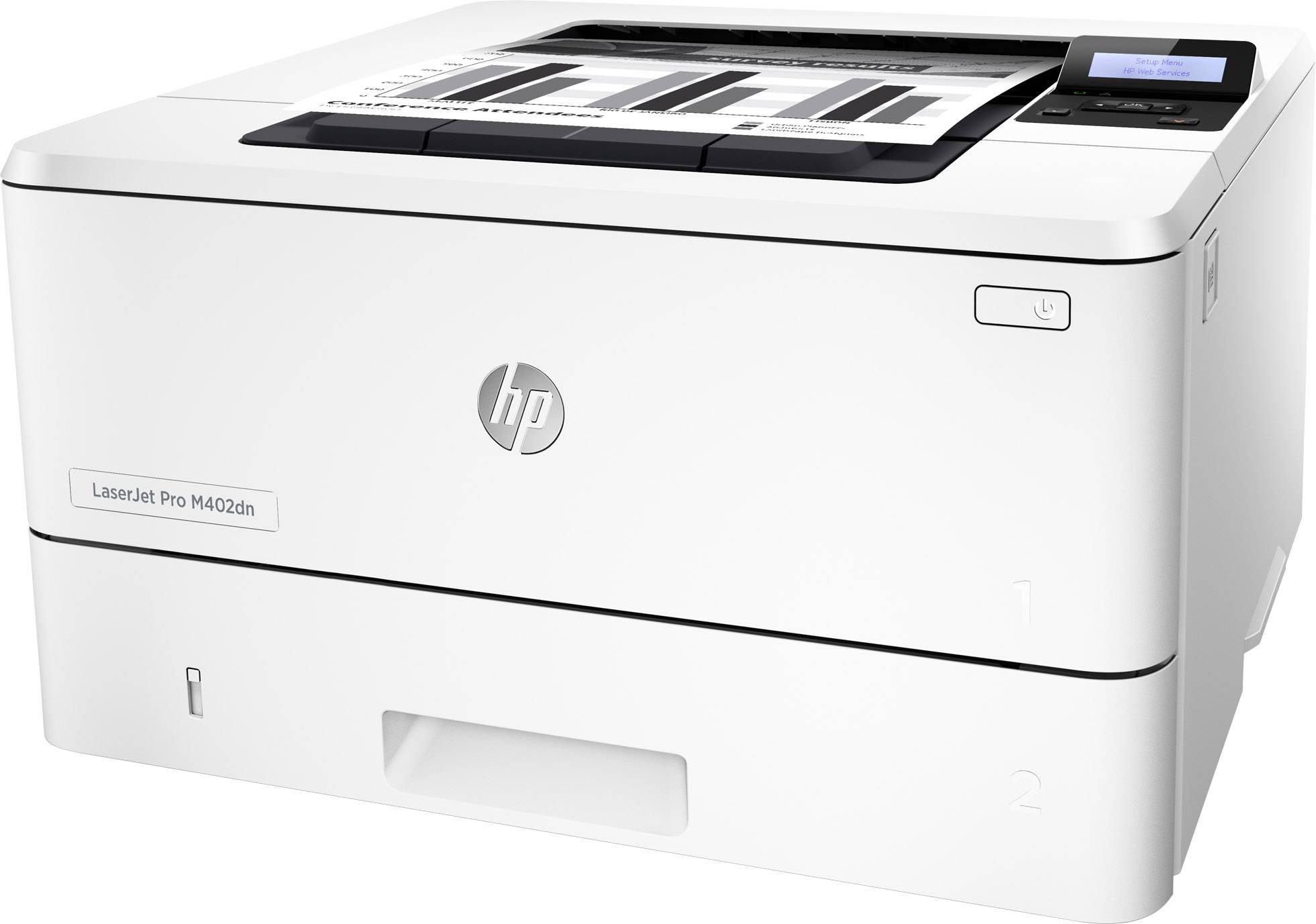 HP LaserJet Pro M402dn Schwarzweiß Laser Drucker A4 38 S./min 1200 x 1200 dpi LAN, Duplex
